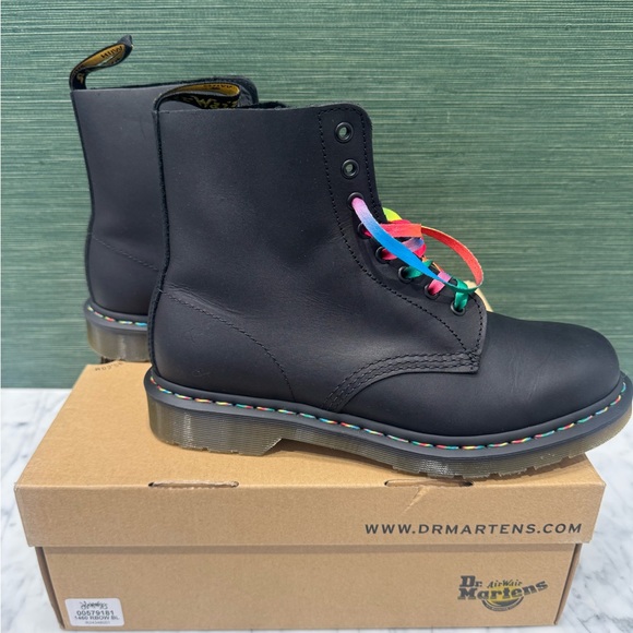 Dr. Martens 1460 Pascal rainbow boots ￼ - Picture 2 of 6